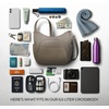 image:imageTravelon Antitheft Classic Crossbody Bucket Bag  AntitheftNutmeg