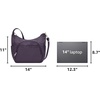 image:imageTravelon Antitheft Classic Crossbody Bucket Bag  AntitheftPurple