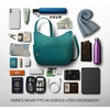 image:imageTravelon Antitheft Classic Crossbody Bucket Bag  AntitheftSpruce