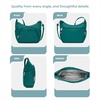 image:imageTravelon Antitheft Classic Crossbody Bucket Bag  AntitheftSpruce