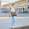 image:imageTravelon Antitheft Classic Crossbody Bucket Bag  AntitheftSpruce
