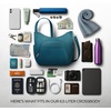 image:imageTravelon Antitheft Classic Crossbody Bucket Bag  AntitheftTeal