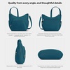 image:imageTravelon Antitheft Classic Crossbody Bucket Bag  AntitheftTeal