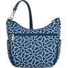 image:imageTravelon Antitheft Classic Crossbody Bucket Bag  AntitheftWoven Flower
