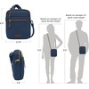 image:imageTravelon Antitheft Courier Small NS SlimNavy