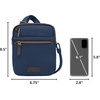 image:imageTravelon Antitheft Courier Small NS SlimNavy