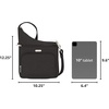 image:imageTravelon Essentials  AntiTheft  NorthSouth Crossbody BagBlack