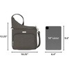 image:imageTravelon Essentials  AntiTheft  NorthSouth Crossbody BagSmoke