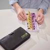 image:imageTravelon World Travel Essentials 7Day AmPm Push Button Pill CaseBlack