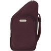 image:imageTravelon AntiTheft Essentials Compact Crossbody BagDark Bordeaux