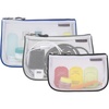 image:imageTravelon Set of 3 Assorted Piped PouchesCool Tones