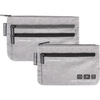 image:imageTravelon World Travel Essentials Set of 2 Currency and Passport OrganizersGray Heather