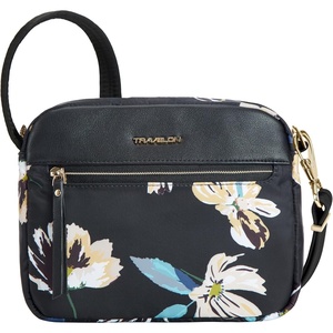 image:imageTravelon AntiTheft Addison Small CrossbodyMidnight Floral