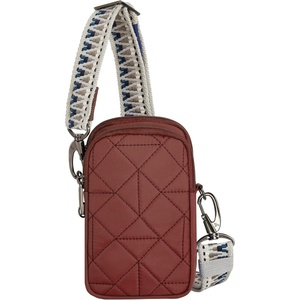 image:imageTravelon AntiTheft Boho 2 Compartment Phone CrossbodyPaprika