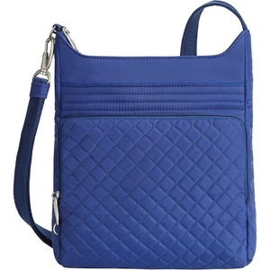 image:imageTravelon AntiTheft Boho NorthSouth CrossbodyLush Blue