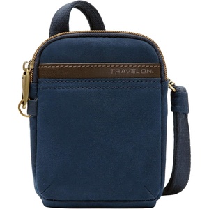 image:imageTravelon AntiTheft Courier Mini Crossbody BagNavy