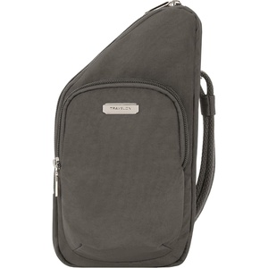 image:imageTravelon AntiTheft Essentials Compact Crossbody BagSmoke