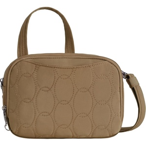 image:imageTravelon AntiTheft Runways Double Compartment CrossbodyLatte