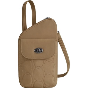image:imageTravelon AntiTheft Runways Slim Assymetric CrossbodyLatte
