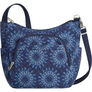 image:imageTravelon Antitheft Classic Crossbody Bucket Bag  AntitheftGeo Sunflower