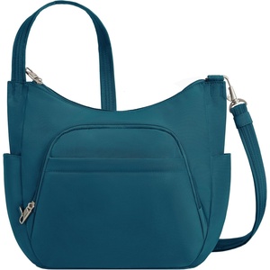 image:imageTravelon Antitheft Classic Crossbody Bucket Bag  AntitheftTeal