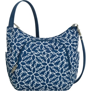 image:imageTravelon Antitheft Classic Crossbody Bucket Bag  AntitheftWoven Flower
