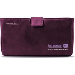 image:imageTravelon World Travel Essentials 7Day AmPm Push Button Pill CaseBlackberry