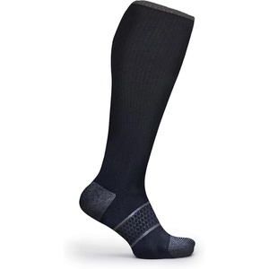 image:imageTravelon unisexadult Travelon Merino Wool Blend Compression SocksBlack