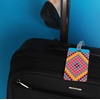 image:imageTravelon Set of 2 Luggage Tags  Durable ID Bag Tags with Privacy Cover Fits Business Cards  Dots Design