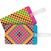 image:imageTravelon Set of 2 Luggage Tags  Durable ID Bag Tags with Privacy Cover Fits Business Cards  Dots Design