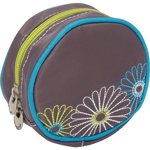 image:imageTravelon Daisy Chain Zip Jewelry Stash Black One SizePewter