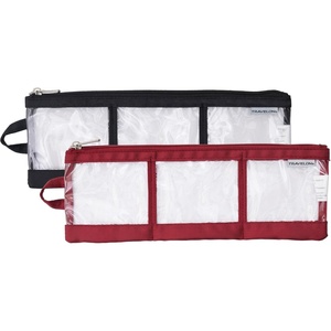 image:imageTravelon Set of 2 Accessory OrganizerBlack  Cranberry