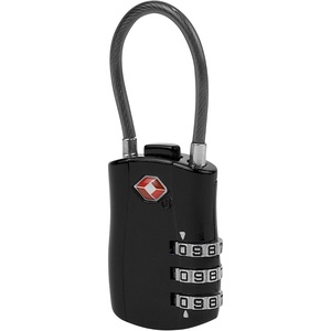 image:imageTravelon TSA Accepted Luggage Cable Lock Neon Green One SizeBlack