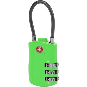 image:imageTravelon TSA Accepted Luggage Cable Lock Neon Green One SizeNeon Green