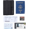 image:imageTravelon RFID Blocking Flap Passport HolderBlack Wash