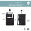 image:imageTravelon RFID Blocking Pull Up Passport holderBlack Rinse