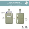 image:imageTravelon RFID Blocking Pull Up Passport holderGray Rinse
