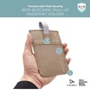 image:imageTravelon RFID Blocking Pull Up Passport holderSable Rinse