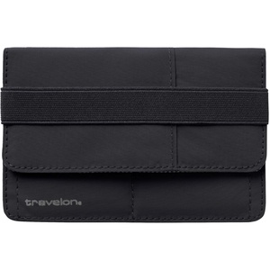 image:imageTravelon RFID Blocking Flap Passport HolderBlack Wash