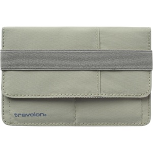image:imageTravelon RFID Blocking Flap Passport HolderGray Wash