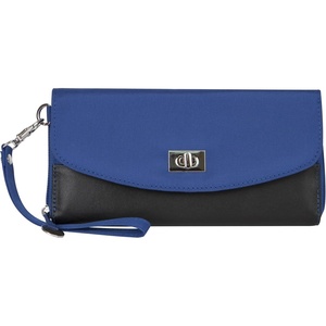 image:imageTravelon Safe Id Accent Turn Lock Clutch Wallet Cobalt One SizeCobalt