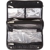 image:imageTravelon Jewelry and Cosmetic Clutch Quilted Steel Blue Quilted One SizeBlack Quilted
