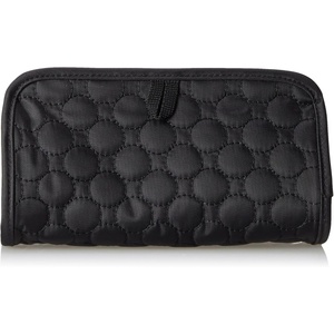 image:imageTravelon Jewelry and Cosmetic Clutch Quilted Steel Blue Quilted One SizeBlack Quilted